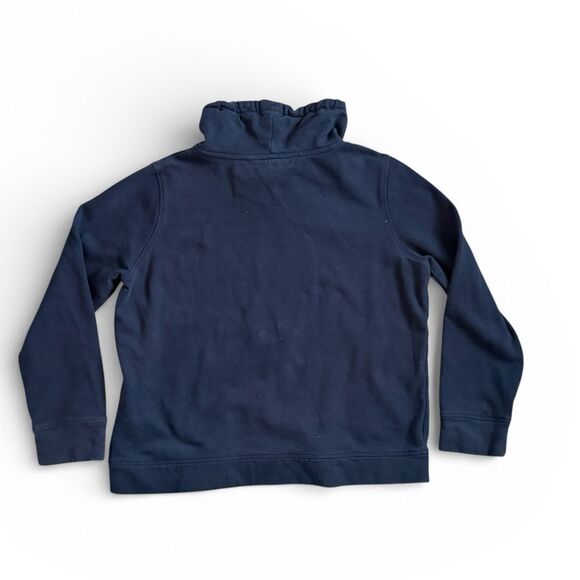 Tommy Hilfiger Sport Cowl Neck Sweatshirt Pullover Blue Women's size Medium - Picture 2 of 6